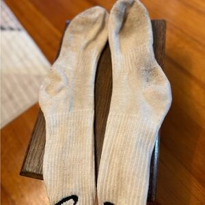 White Crew Socks